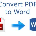 How Do I Convert a PDF Document to Word