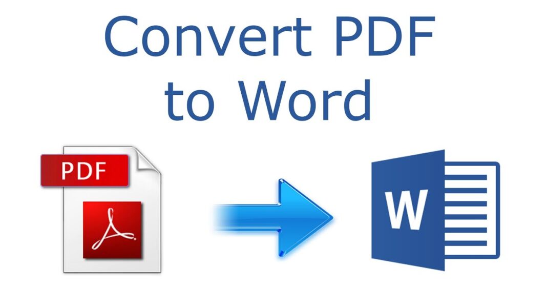 how do i convert a pdf document to word