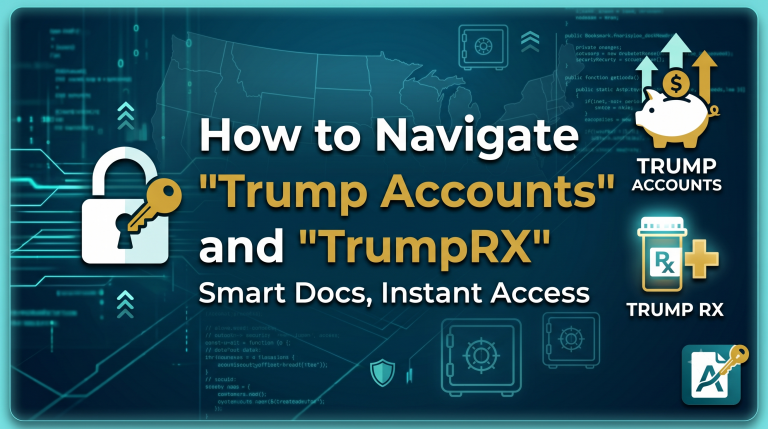 How to Navigate Trump Accounts and TrumpRX