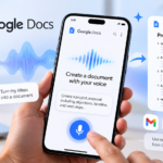 Google Docs Docs Live voice-powered document creation on mobile
