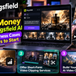 How to make money with Higgsfield AI by creating video ads for businesses, offering short-form video clipping services, and building an original AI video channel